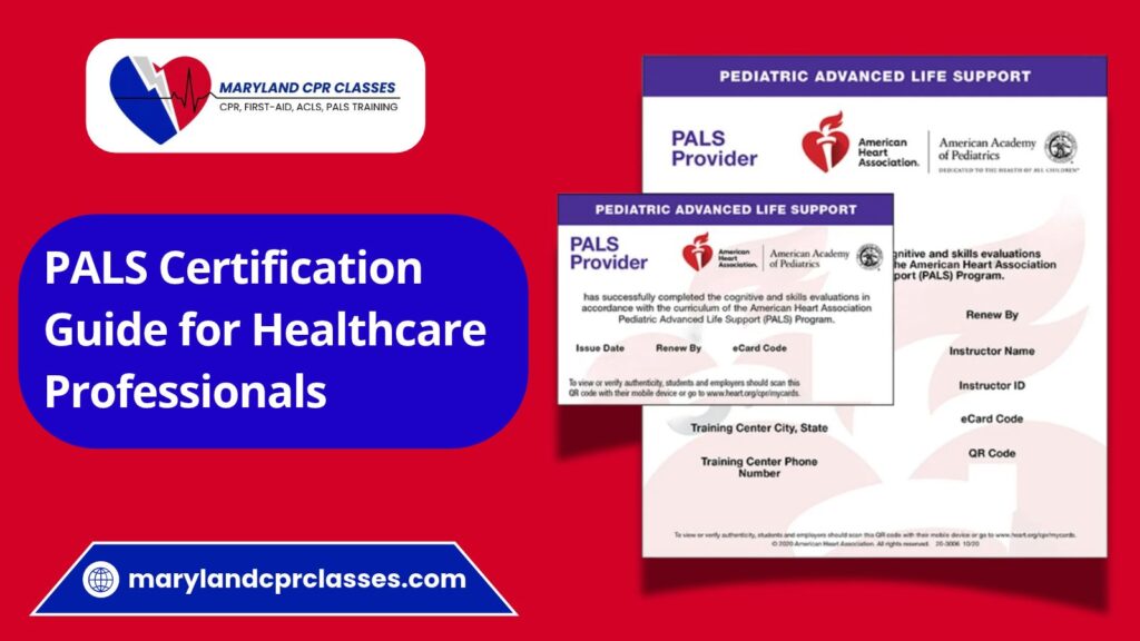 pals certification guide for healthcare professionals